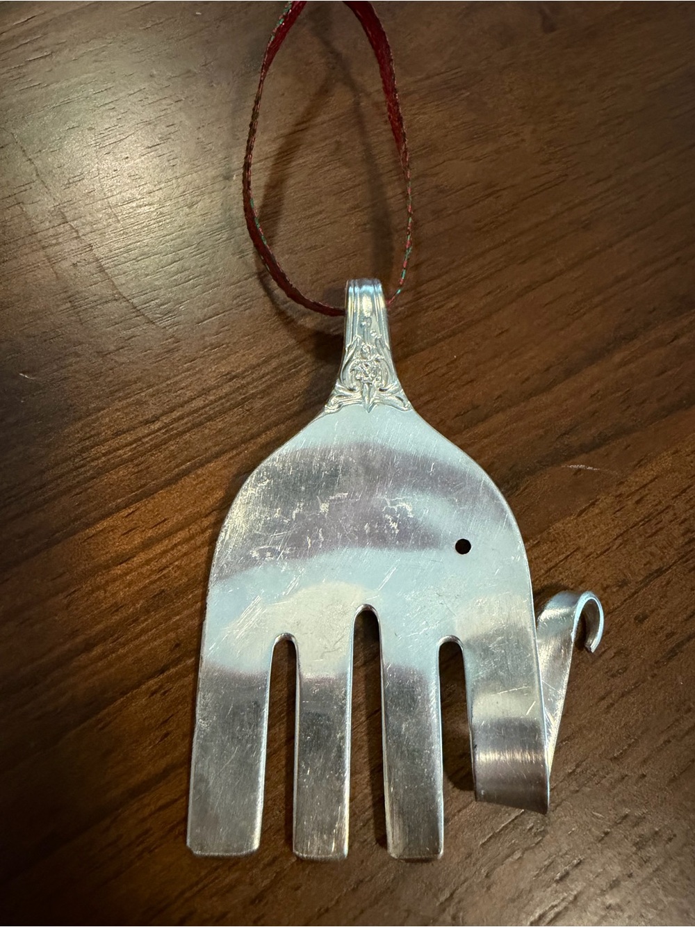 Elephant Serving Fork Ornament